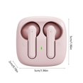 thumbnail image 3 of Wireless Earbuds, Bluetooth 5.3 Headphones HiFi Stereo, Bluetooth Earbuds with ENC Noise Cancelling Mic, IP7 Waterproof in Ear Earphones, 48H, LED Display Ear buds for Pad Phones Workout Sports,Pink, 3 of 6