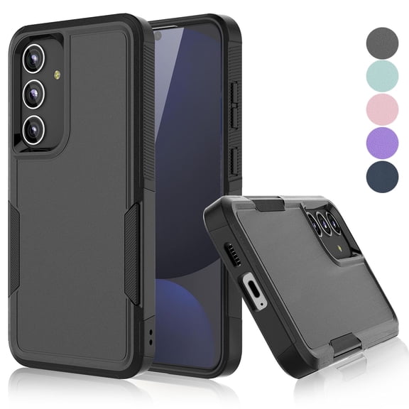 For Samsung Galaxy S24 FE Case, Shockproof Heavy Duty Rugged Phone Case for Samsung Galaxy S24 FE, Military Grade Protection Dual Layer Sturdy Durable Cover Cute Bumper - Mint