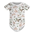 thumbnail image 5 of ﻿Wild Animals Hunting Baby Bodysuits Deer Mallard Duck Leaves Short Sleeve One-pieces Romper for Boy Girl, 5 of 7