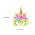 thumbnail image 2 of Bonita máscara de unicornio para niños, accesorio para disfrazarse, cumpleaños, fotografía de cosplay, 2 of 5