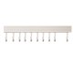 thumbnail image 1 of Wall Mounted Kitchen Hook Rack Space Aluminum Kitchen Utensils Hanger Punch Free Spoon Shovel Chopping Board Storage Rack White 10 Hooks 50cm, 1 of 5