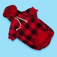 thumbnail image 2 of Twinkseal Two-legged Pet Sweater Pet Sweater Plaid Pattern Hoodie with Elasticized Hem Cuffs Fashionable Two-legged Dog Cat Clothing for Small Soft Comfortable, 2 of 8