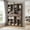 Walnut, variant on Homieasy 73.6''Tall 10-Cube Bookcase with Drawer and Adjustable Shelves, Wooden Bookshelf for Living Room, Walnut