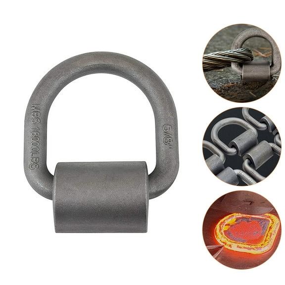 Weld-on D Ring Tie Down Welding Anchor Heavy Duty Trailer Truck Ring(1/2'')