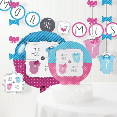 Bow or Bow Tie Gender  Reveal  Baby  Shower Decorations  Kit 