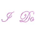 thumbnail image 1 of Adhesivo de Strass Zulema Transferencia de Hierro Boda, 1 of 5