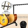 thumbnail image 6 of CazToi Heavy-Duty Rolling 7 Guitar Stand with Wheels & Foldable Design Portable Rack, 6 of 7