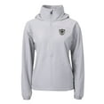 thumbnail image 2 of Women's Cutter & Buck Gray Las Vegas Raiders  Charter Eco Recycled Half-Zip Hooded Anorak Jacket, 2 of 3