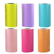 D-GROEE 1 Roll Thermal Printer Paper Colorful Mini Printing Paper Roll and Self-Adhesive Printable Sticker