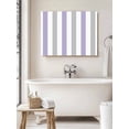 thumbnail image 6 of Purple Grey Stripe Wall Art for Living Room,Canvas Picture Wall Decor for Bathroom Bedroom,Modern Farmhouse Vertical Striped Painting Artwork for Office Kitchen Hallway Dining Room Home Decor 16"x20", 6 of 8