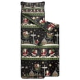 thumbnail image 2 of Black Christmas Santa Pattern Toddler Nap Mats for Kids Preschool,60"x20" Sleeping Mat Bag or Kids,Toddler Sleeping Bag,Toddler Nap Mat or Daycare, 2 of 6