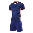 thumbnail image 2 of OGLCCG Kids Boys Soccer Jersey Set Sports Team Training Uniforms Mesh Quick Dry Athletic Tops and Shorts Sets Football Tracksuits 3-15 Years, 2 of 4