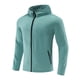 thumbnail image 3 of pstuiky manga larga para hombre, Chaqueta deportiva de manga larga con capucha y cremallera para hombre, color liso, con forro polar elástico camisetas de hombre m, 3 of 3