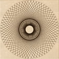thumbnail image 1 of Ahgly Company Tapis d'Intérieur Lavable en Machine Carré Transitionnel Brun Clair, 4 Pieds Carré, 1 of 7