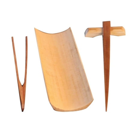 

Chinese Tea Ceremony Utensils Set - 4 PCs/set Bamboo Tea Utensils Set Gift