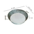 thumbnail image 4 of Benjara 19" Tour Moderne en Acier Galvanisé Tamis à Compost en Argent Antique, 4 of 6