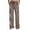Coffee, variant on Tnhcen Women's Summer Classic Plaid Cotton Sleep Pants with Pockets - Drawstring Waist Casual Long Home Wear S-3XL
