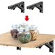 thumbnail image 3 of Folding Bracket Shelf, Folding Wall Shelf, Folding Bracket Heavy Duty Brackets and Shelf Cleats Used For Workbench, Shelf, 8 Inch (2 pcs), 3 of 5