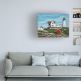 thumbnail image 2 of Trademark Fine Art 'Nubble Light House3' Canvas Art by Paul Walsh, 2 of 4
