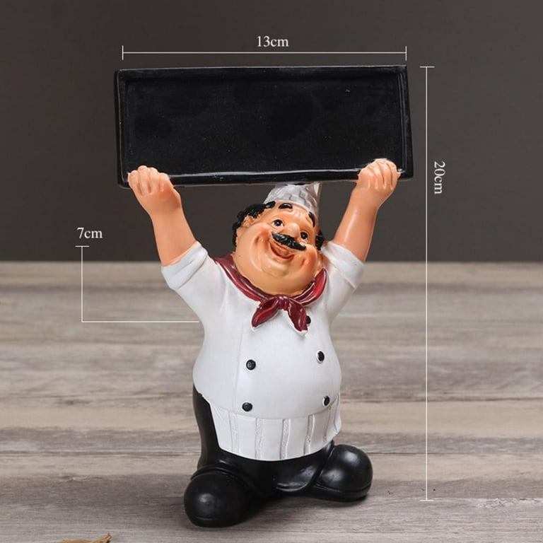 【まーちゃんさま】* vintage ornament ❀ 注文の多いコックさん Chef Figurines Kitchen Decor Chef Statue Vintage Country