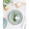 thumbnail image 2 of Small Dinner Plates Set of 4, 7.5" Stoneware Salad and Dessert Plates, Stylish Ceramic, Dishwasher and Microwave Safe, Dark Petrol Blue, 2 of 7