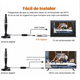 thumbnail image 4 of Antena De Tv Blossom  Digital Hdtv 4k 1080p Para Interiores, 4 of 5