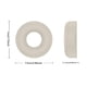thumbnail image 3 of 1 par de fundas de almohadillas impermeables de silicona para Sony WH-CH520 (Beige), 3 of 3