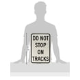 thumbnail image 2 of BRADY 124459 Traffic Sign,18 x 12In,Black/White G9537455, 2 of 2