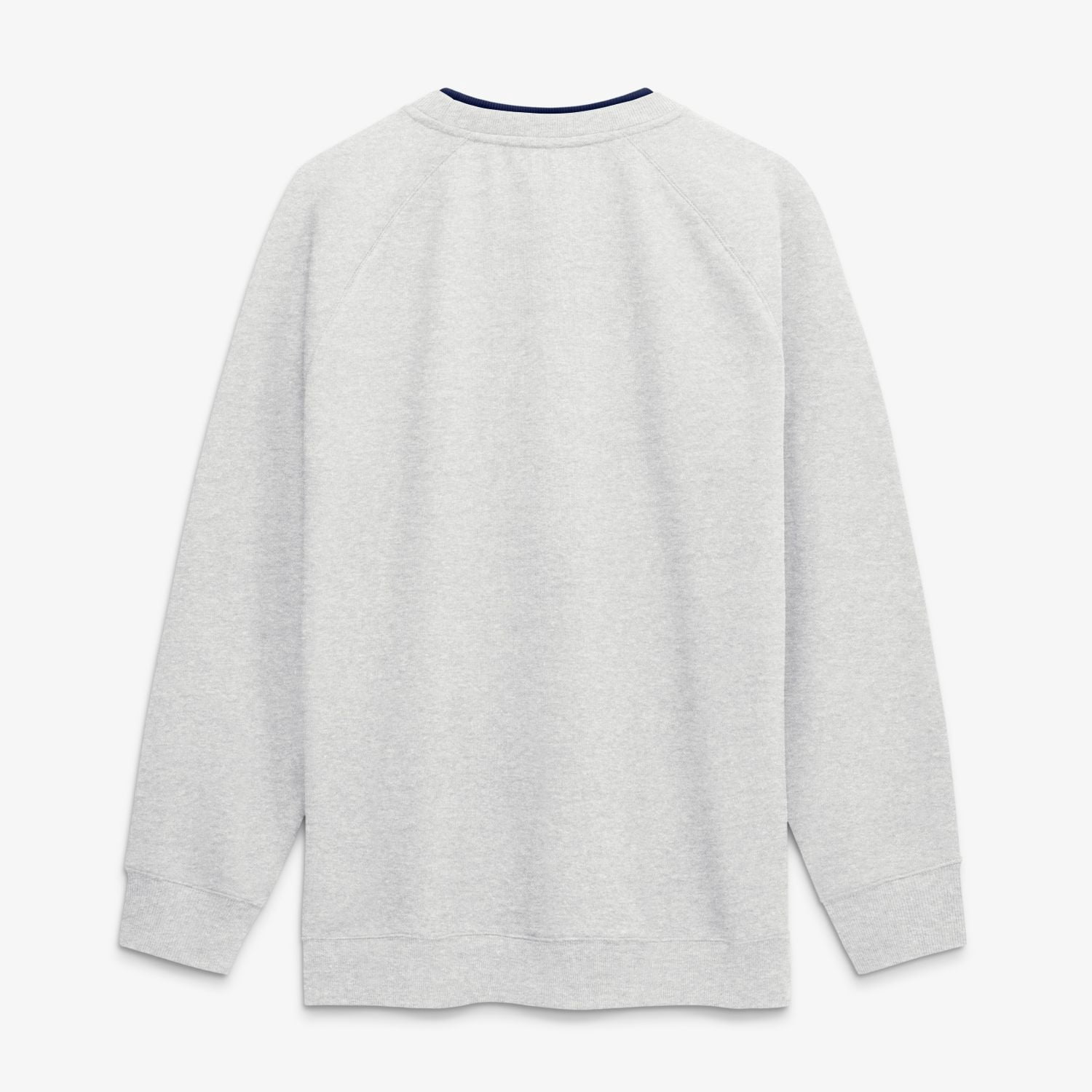NFL Dallas Cowboys Men's Cotton Gray Heather Long Sleeve Crew Fleece Sweatshirt