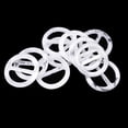 thumbnail image 3 of 10 Unids 30 Mm Elegante Forma forma forma forma De Resina Bufanda Anillos Anillos Accesorios Blanco 3 Yinane Clip del anillo de la bufanda, 3 of 8