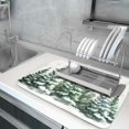 thumbnail image 5 of Christmas Pine Tree Dish Drying Mat for Kitchen Counter 18x24 Inch Winter Decorative Dishes Mats Winter Absorbent Reversible Kitchen Drainer Pad Christmas Decorations Fast Dry Tableware Dishes Pad, 5 of 6