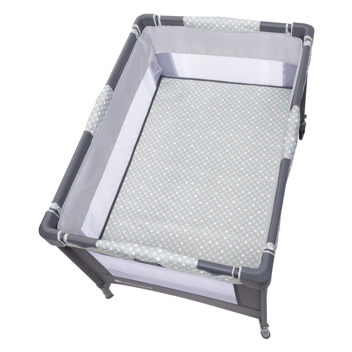 Baby Trend Nursery Den Playard with Rocking Snooze Pod & Flip Over Changer - Use from Birth up to 30 lbs. or 35"