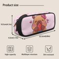 thumbnail image 6 of KUIFORTI Capybara Strawberry Print Back to School Backpack and Lunch Box Pencil Pouch Water Bottle Sleeve Kid Backpack Set of 4 Boys School Bag for Elementary Primary Middle School, 6 of 7