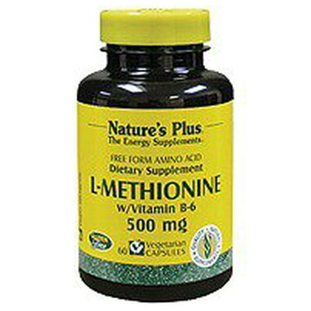 L-Méthionine Avec B-6 500mg / 50mg Nature's Plus 60 Caps