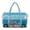 Beach Camper Print, variant on Large Quilted Duffle Bag for Women, Rainbow Leopard Print Weekender Travel Overnight Gym Dance Carry On Bag with Zipper Pockets