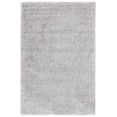thumbnail image 2 of SAFAVIEH August Carlene Solid Plush Shag Area Rug, Silver, 4' x 6' - Modern Design, Silver, Non-Shedding & Easy Cleaning, Ultra Plush Thick Pile, Ideal for Living Room, Bedroom, Entryway, 2 of 10