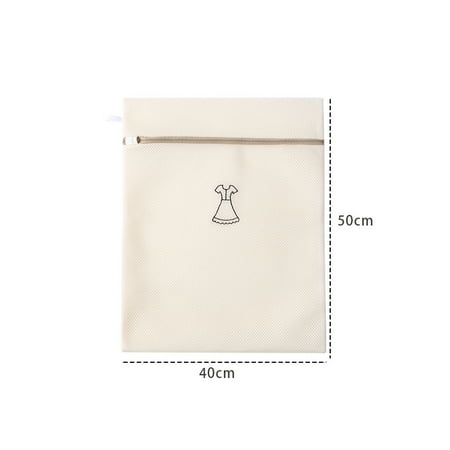 

Double Layer Thicken Laundry Bag - Organize Bag With Exquisite Embroidery Small Patterns Honeycomb Mesh Laundry Bags Clothing Washing Bags For Overcoat Cotton Jacket Laundry Blouse Bra