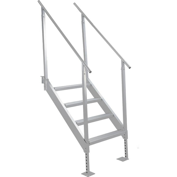 EastVita Dock Ladder,Boat Ladder -350/500lbs Weighing Apacity Aluminum Swimming Ladder,Nonslip Design for Lakes, Sea Boarding, Swimming Pools