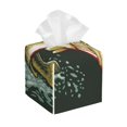 thumbnail image 1 of Balery Largemouth Bass jumps out of water Porta Pañuelos de Cuero con Estampado – Funda Moderna Cuadrada para Caja de Pañuelos, Dispensador 5x5x5'', 1 of 7