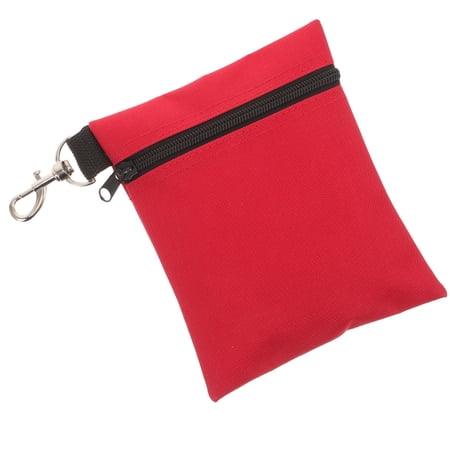 Homoyoyo Golf Storage Holder with Nylon Closure Red Outdoor Sports Accessory and Portable 1 Piece