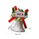 thumbnail image 3 of Juego de adornos para árbol de Navidad de 4 - Campanillas colgantes doradas, rojas y plateadas para decoración navideña • Colgantes de plástico • 5x4x4cm, 3 of 7