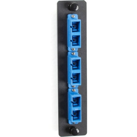 Black Box Standard Adapter Panel  Ceramic Sleeves  (3) Duplex SC Pairs  Blue price history on PriceWatchPro