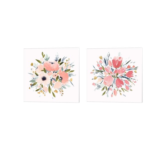 Softhearted by Isabelle Z Canvas Art Set of 2 14 inch X 14 inch Each