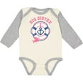 thumbnail image 3 of Inktastic Nautical Big Sister Girls Long Sleeve Baby Bodysuit, 3 of 5