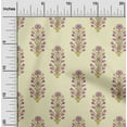 thumbnail image 1 of oneOone Polyester Lycra Fabric Leaves & Floral Block Decor Fabric Printed BTY 56 Inch Wide, 1 of 4