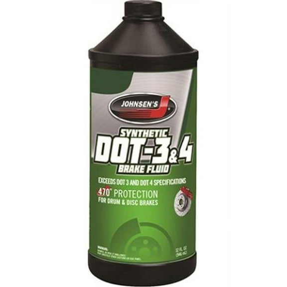 Technical Chemical 5032 32 oz Johnsen Premium DOT-4 Brake Fluid 32 oz