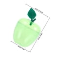 thumbnail image 2 of OULII 3Pcs Cookie Jar Plastic Apple Shaped For Candy Storage Containers And Decorative Item, 2 of 8