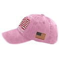 thumbnail image 6 of United States 250th Anniversary Commemorative Cap Unisex Adjustable Embroidered Print Patriotic Theme Baseball Cap,Pink, 6 of 6