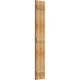 thumbnail image 2 of 10 3/4"W x 62"H TimberCraft Two 5 3/8" Boards Joined Board-n-Batten Shutters, Rough Sawn Western Red Cedar (Per Pair), 2 of 13