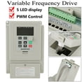 thumbnail image 2 of 2X 2.2KW 3HP 220V Variable Frequency Drive Inverter CNC VFD VSD Single to 3 Phase, 2 of 10